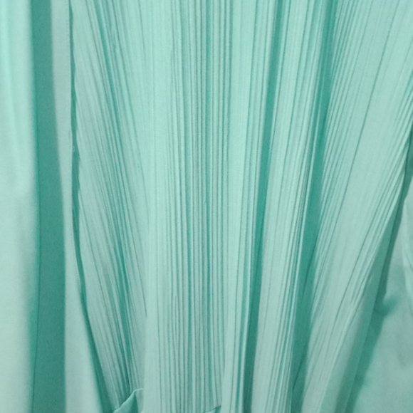 Sandi Deel Teal Dress with Attached Jacket - Picture 3 of 4